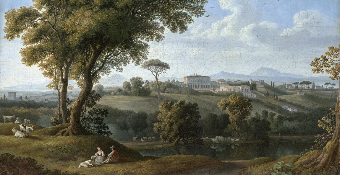 J.Ph. Hackert: Villa Albani
