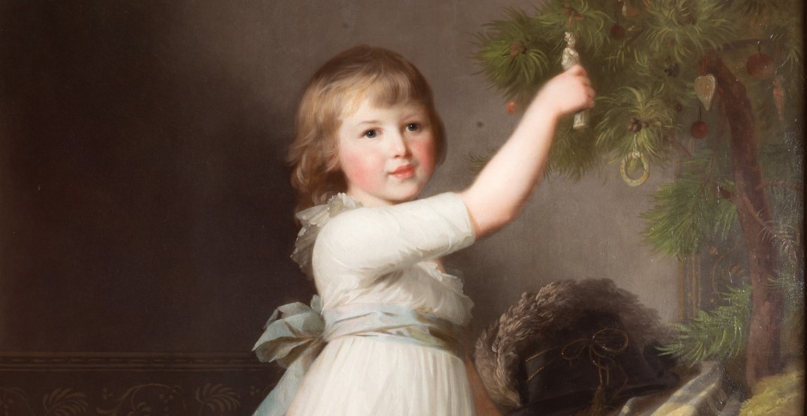 J.F.A. Tischbein: Amalia Augusta am Weihnachtsbaum, 1797